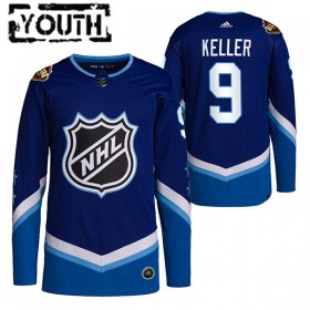 Dětské Hokejový Dres Arizona Coyotes Clayton Keller 9 2022 NHL All-Star Modrý Authentic